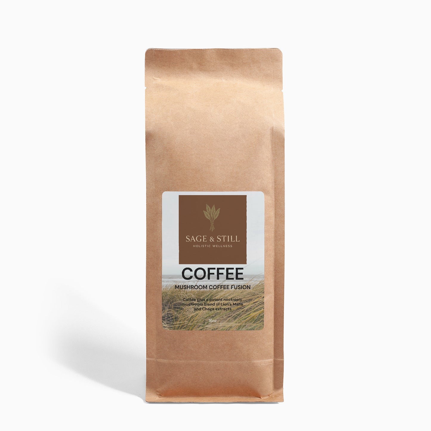 Mushroom Coffee Fusion - Lion’s Mane & Chaga 16oz